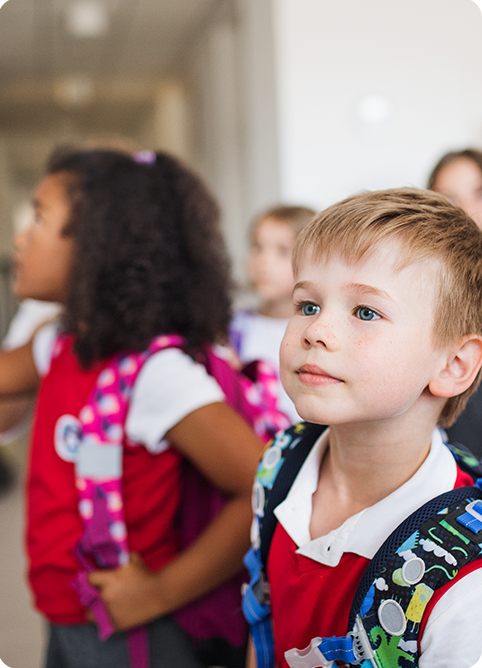 child student at school